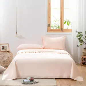 Simple&Opulence 100% Cotton Sheet Set Ruffle Bed Sheets Soft French Country Shabby Chic Vintage Bedding Set Aesthetic Farmhouse, Summervibes