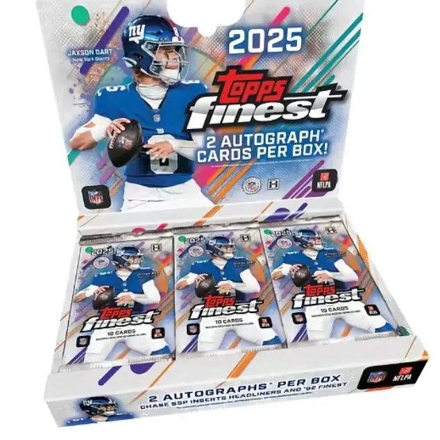 2025 Topps Finest NFL Hobby Box RANDOM TEAM
