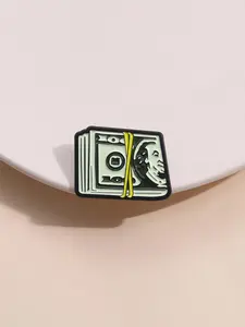 Creative Money Design Brooch, Fashion Alloy Badge for Daily Clothing Decor, Trendy All-match & Exquisite Brooch for Birthday Gift, Fashion Accessory
