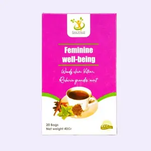 Eden Vitalité Feminine Well-Being Tea – Woody Elixir (Vetiver, Richeria grandis, Mint) – 20 Bags (40g)