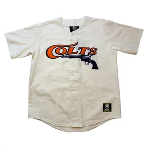 Houston Colt 45's Flannel Jersey - Cream