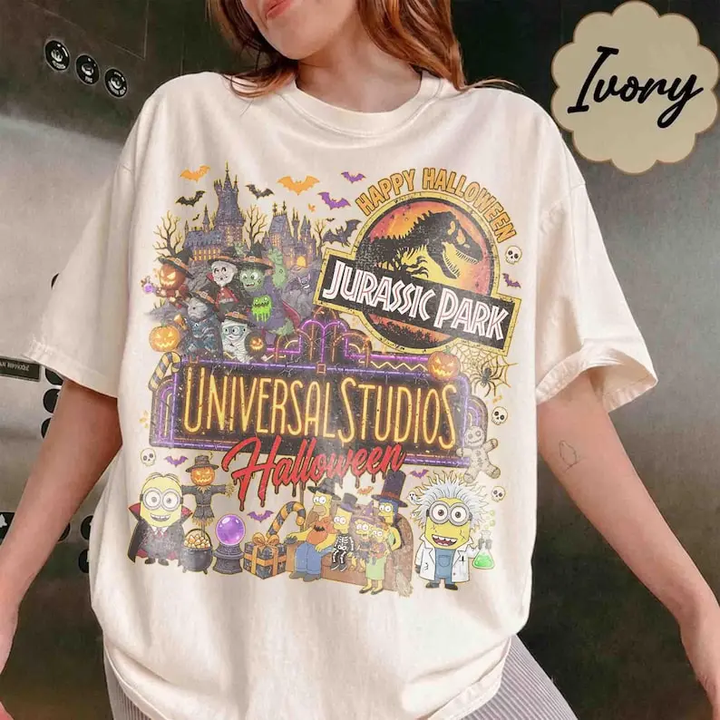Comfort Colors Universal Studios Halloween Comfort Colors Shirt, Castle Spooky Witch Universal Studios Tee, Hollywood Studios Trip Tee, Theme Park 2026 Tee