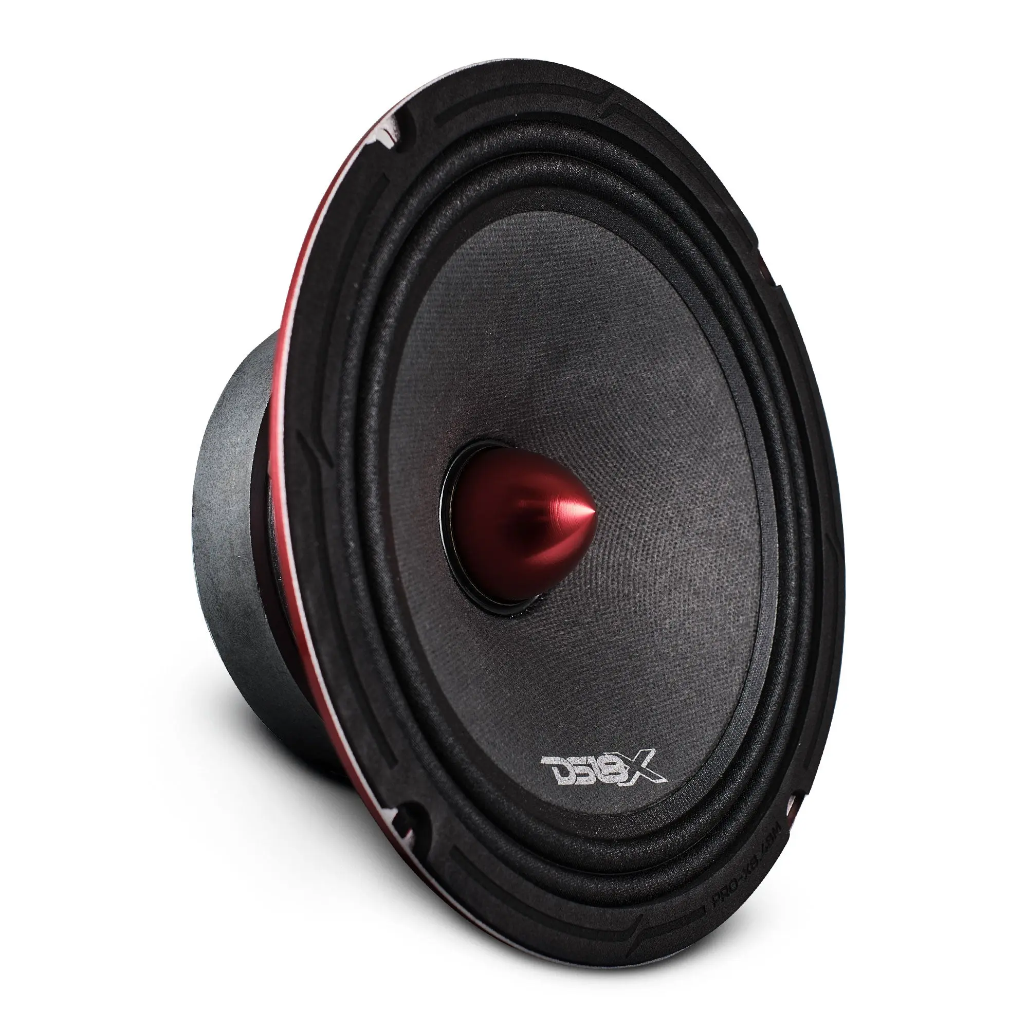 PRO-X 8" Mid-Range Bullet Car Audio Speaker with Handle, 275W RMS, 8-Ohm, Hifi Sound for Car Installations, 30oz Build, Long-Lasting Years Performance for Concerts