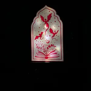 Reading  bookshelf light decor