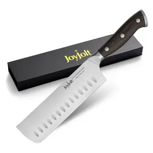 JoyJolt High Carbon Steel 7" Nakiri Knife