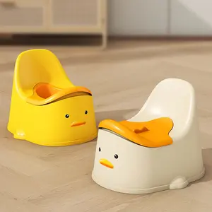 Children's cartoon duck toilet, special toilet for boys, girls, babies, and infants, portable household urinal