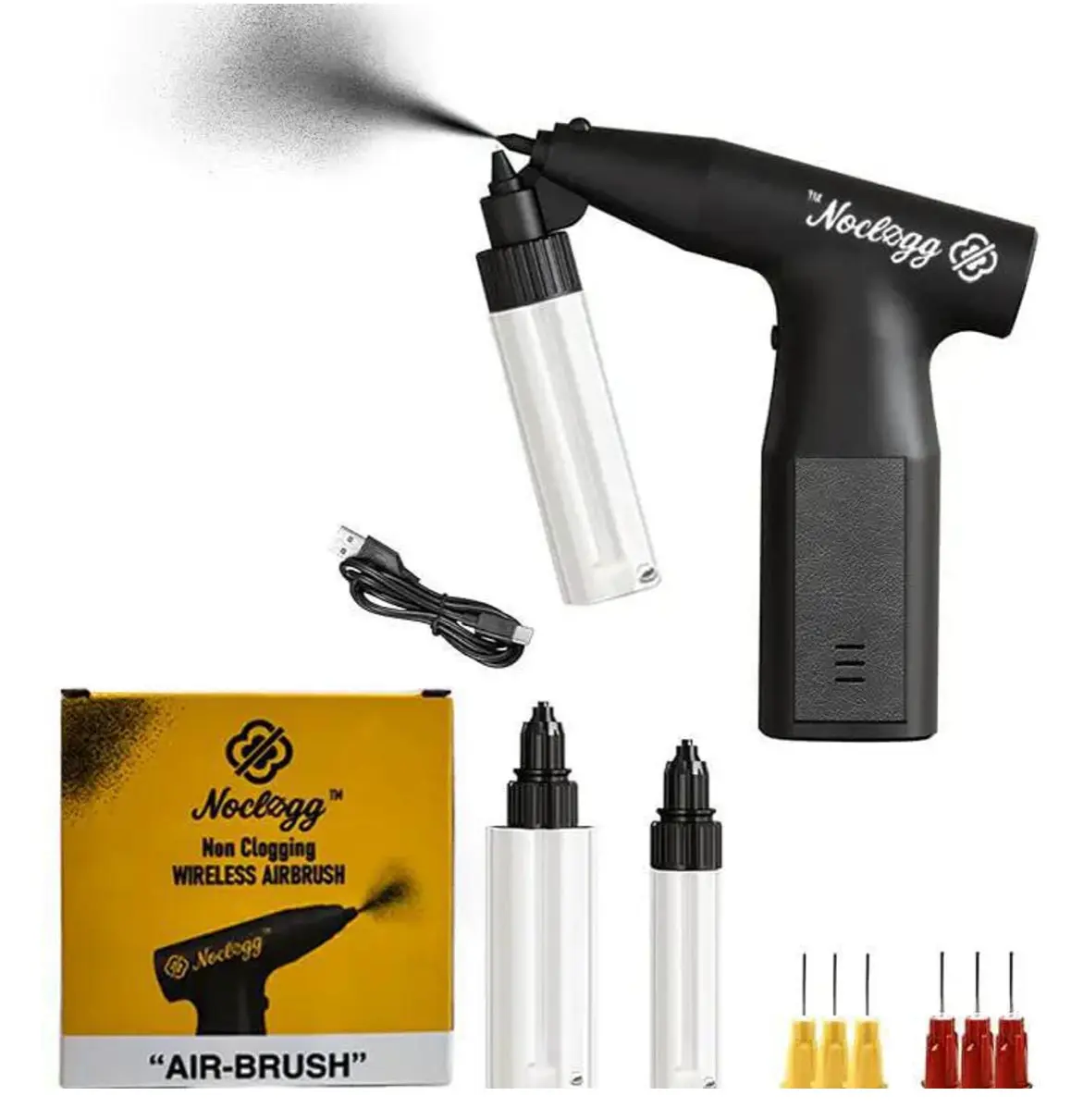 No Clogg Atomizer Airbrush System Kit