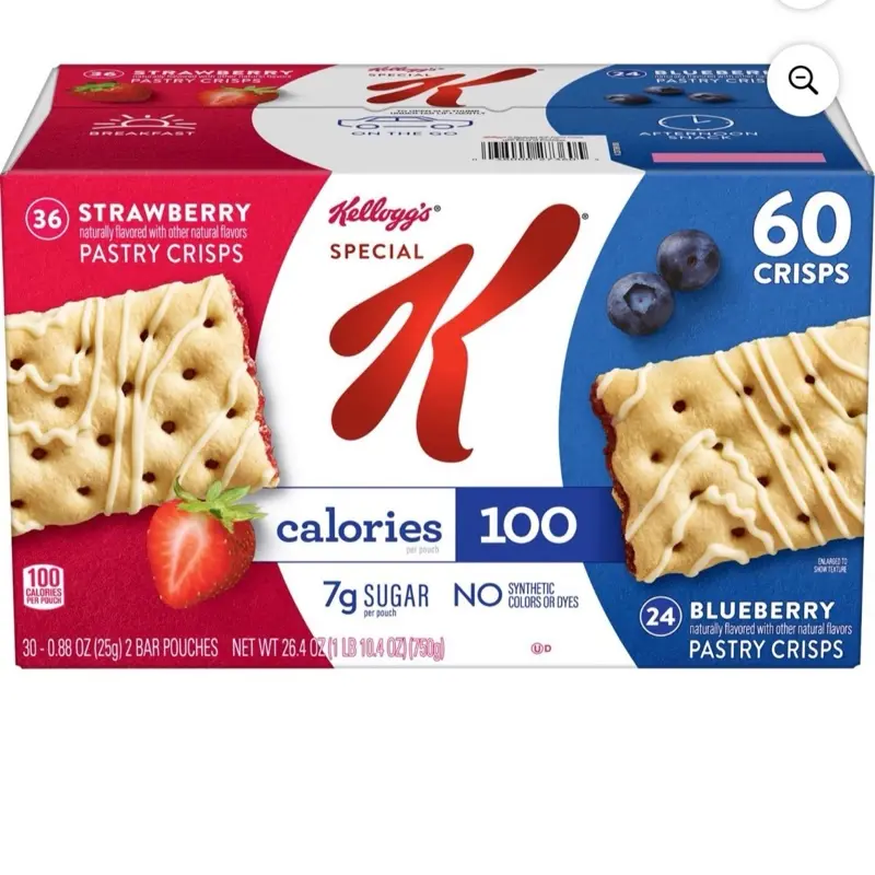 Special K Pastry Crisps, Variety Pack, 60 ct Special K Pastry Crisps, Variety Pack, 60 ct