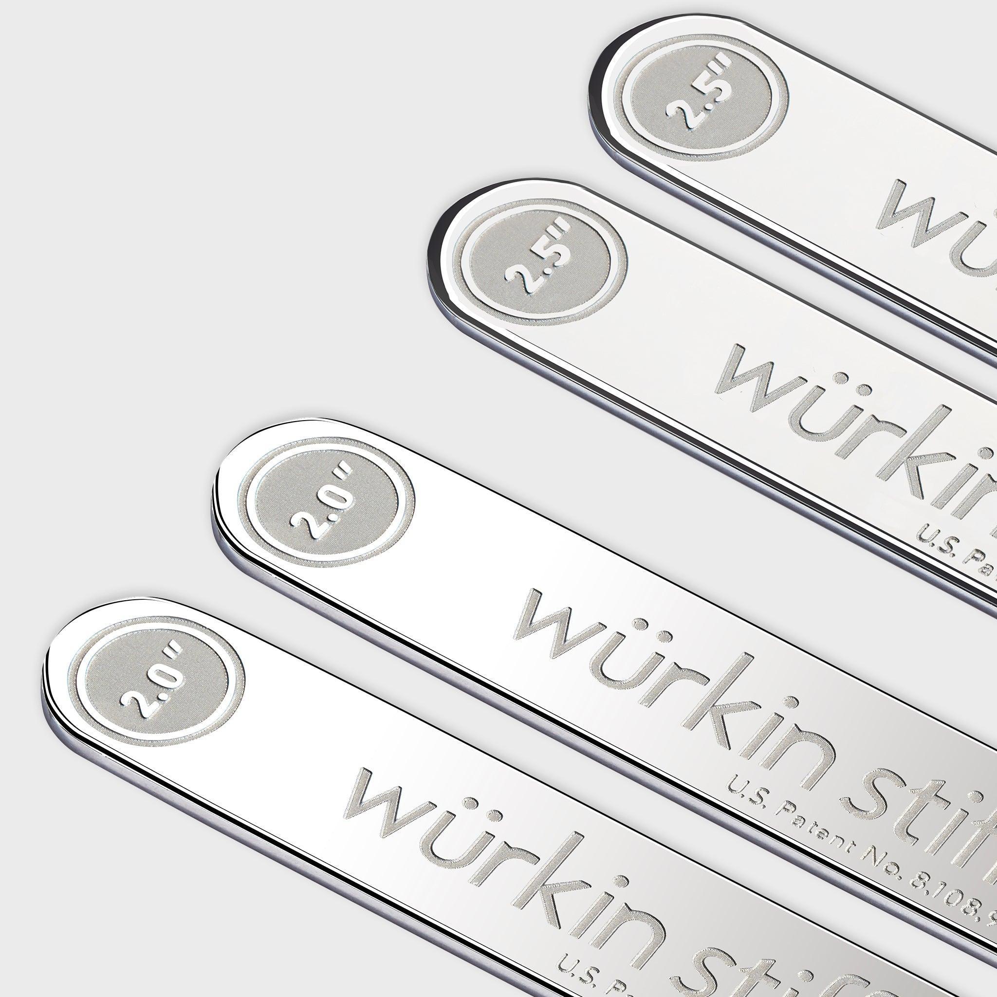 Wurkin Stiffs Power Stays Magnetic Collar Stays 2.5m & 2.0m Set for Sharp Polished Look Comfortable Wear Versatile Use Wurkin Stiffs Power Stays Magnetic Collar Stays 2.5m & 2.0m Set for Sharp Polished Look Comfortable Wear Versatile Use