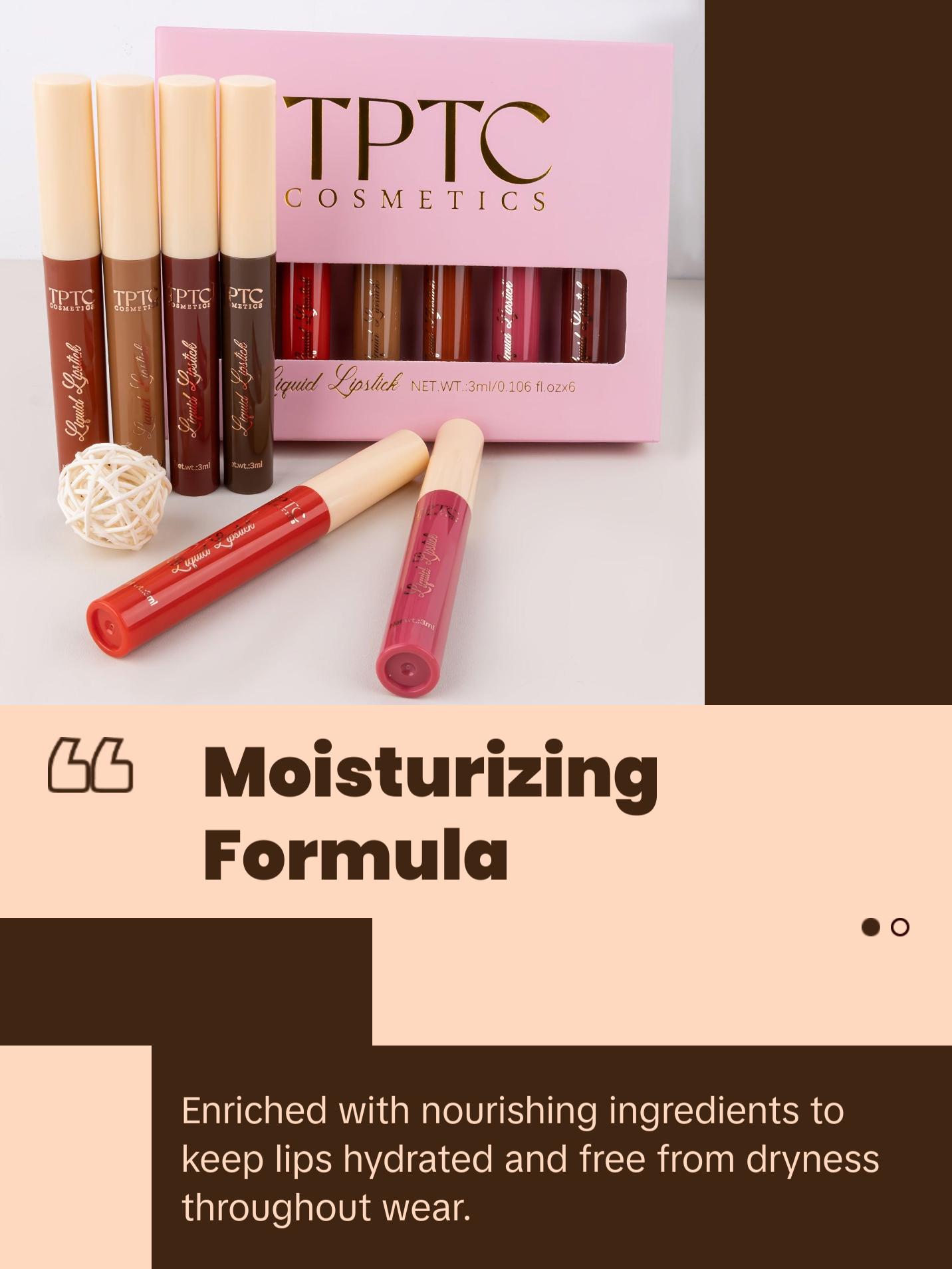 Velvet Matte Long Wear Lip Glaze Set – Hydrating Non-Stick Liquid Lip Gloss, Buildable Mixed Color System, Flatters All Skin Tones – Ideal Mother's Day Gift