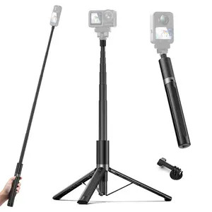 65in Invisible Selfie Stick Tripod for Insta360 X5/X4/X3/ONE X2/GO 3s/DJI Osmo 360, Extension Pole Adjustable Waterproof Handle Grip for GoPro, DJI Osmo Pocket 3 Action 6 5 Pro/4