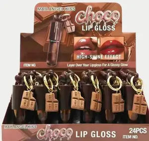 Lipstick // Chocolate lip gloss with keychain