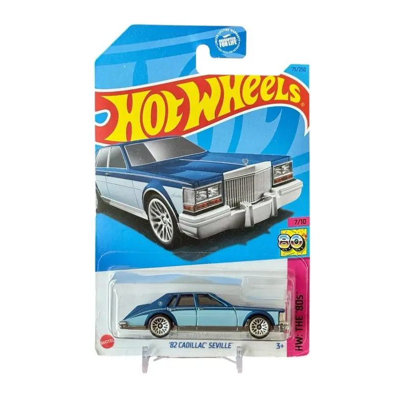 Hot Wheels Cadillac Seville HW The 80’s Vintage Classic 1:64 Die-Cast Car - Accurate Model Car Replica, Collectible Toy for Display, Must-Have for Fans of Vintage Automobiles, Model Cars