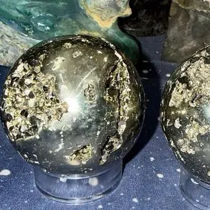 Druzzy Pyrite Sphere (Cheaper On Live)
