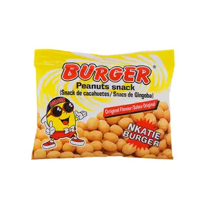 Peanuts Snack - pack of 10, 50g each (Ntakie Burger, Peanut Burger, Peanut Snack Balls, Coated Peanuts)