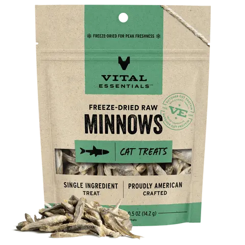 Vital Essentials Freeze-Dried Raw Minnows Cat Treats