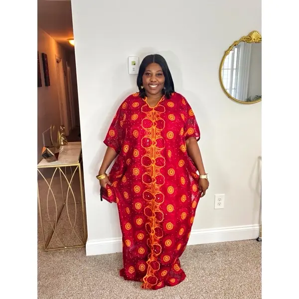 Quality African Lace bubu dress  Fashionable - Womenswear Elegance