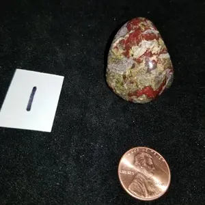 Dragon Bloodstone Tumbled Polished Stone Jasper 40grams Courage Vitality (DRBL1)