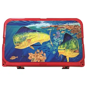 Guy Harvey Cooler Mat EVA Foam Deck Pad Fits Yeti Coolers without wheels  Non-Slip, Marine Grade