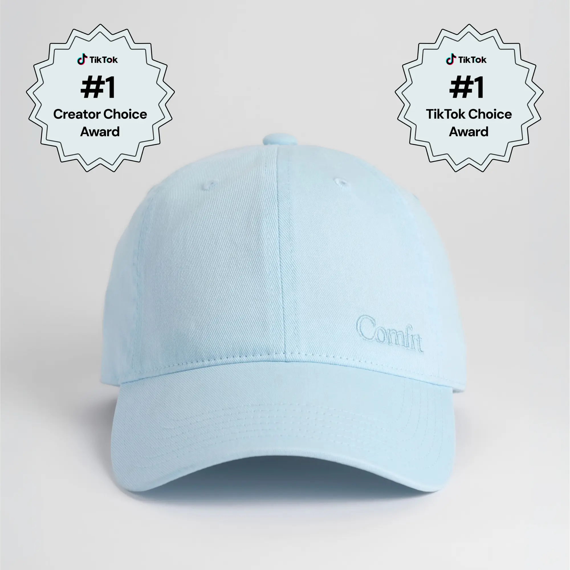 Comfrt | Logo Cap | Embroidered Unisex Cotton Hat With Adjustable Fit for Everyday Wear