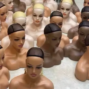 New  Arrival  Female jewelry ring Display mannequin realistic Mannequin head with shoulder