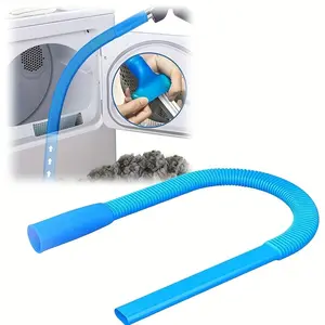 Flexible Vacuum Hose Attachment for Dryer Vent Cleaning, Elastic Connector, Compatible with Most Vacuums, Plastic Material, 1pc, House Cleaning Gadgets