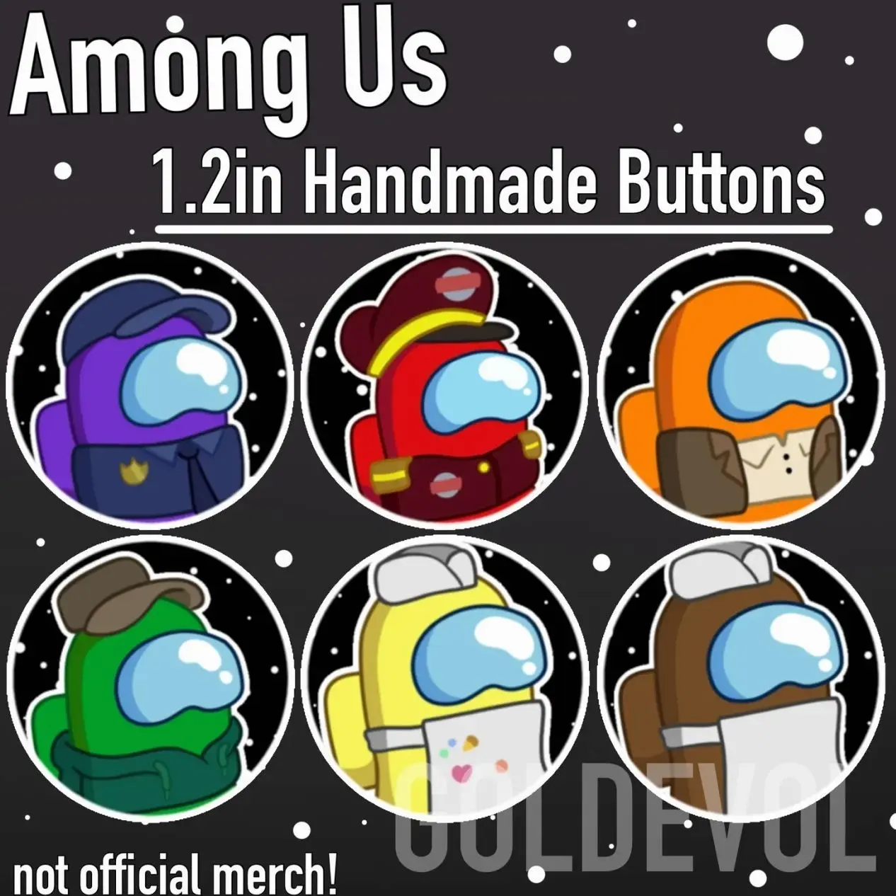 6 Ops (NOT COMBO 6) Among Us Show Pin Buttons