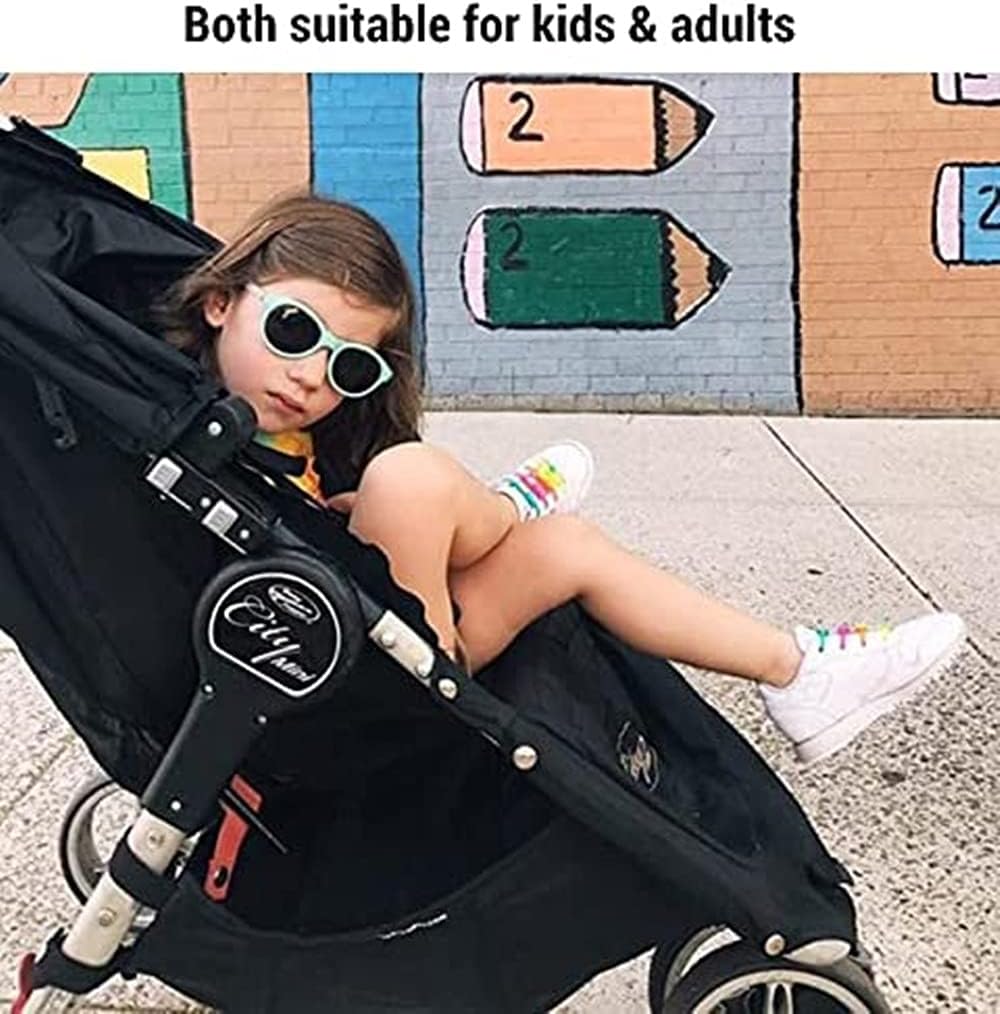 Lazy Tying-Free Elastic Shoelaces Laces Special No Tie Rubber for Kids and Adults Elastic Shoelaces for Sneakers