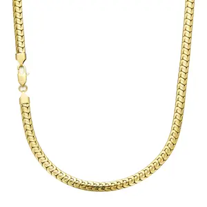 14k gold-plated cuban necklace, 6mm wide, weighing approximately 41g, available in sizes 20 and 24, suitable for various occasions.