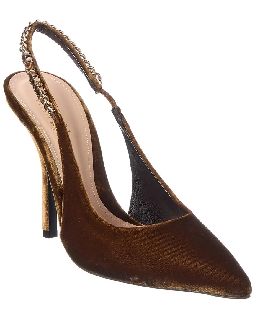 Gucci Signoria 100 Velvet Slingback Pump Gucci Signoria 100 Velvet Slingback Pump