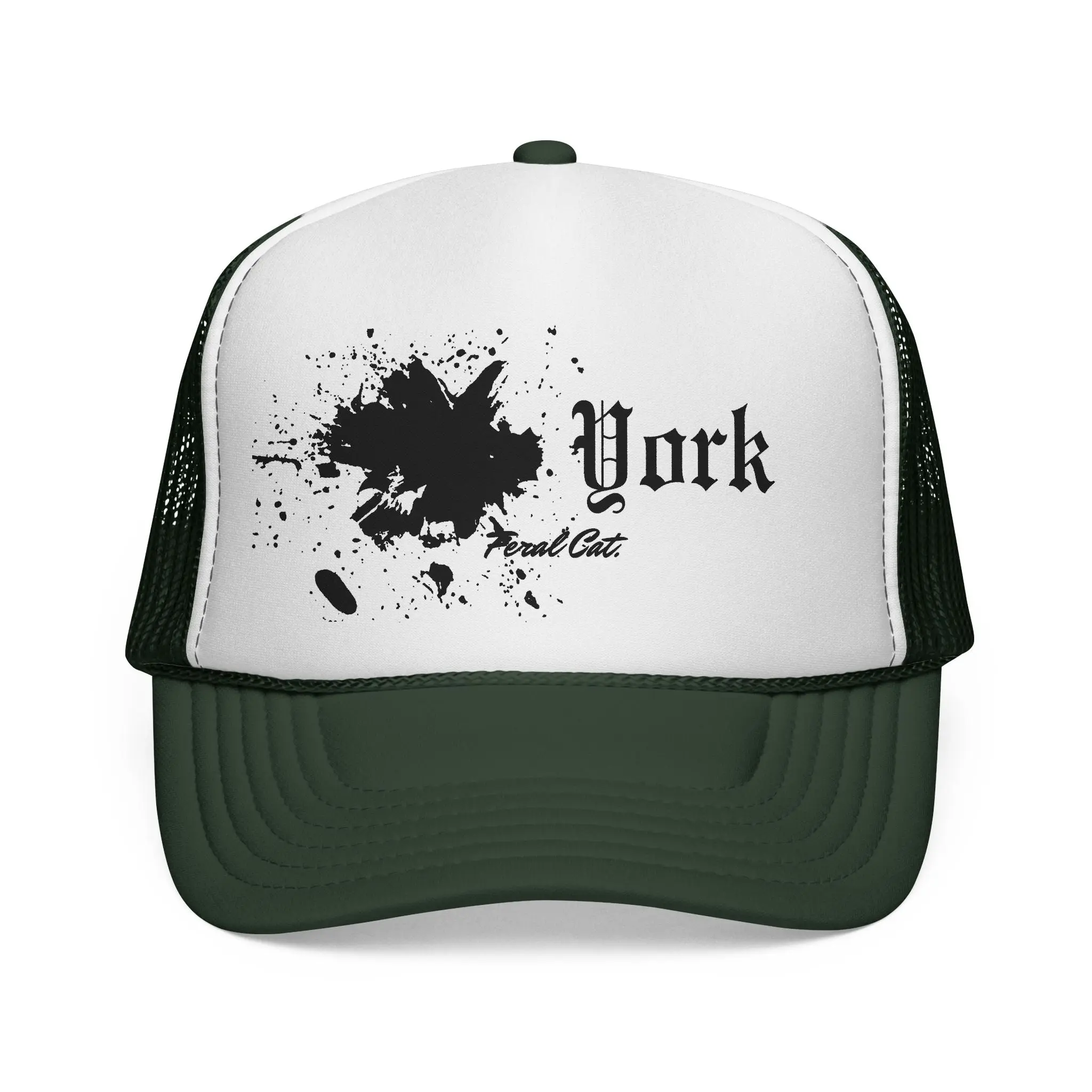 New York Y2K Grunge Trucker Drippy Hat