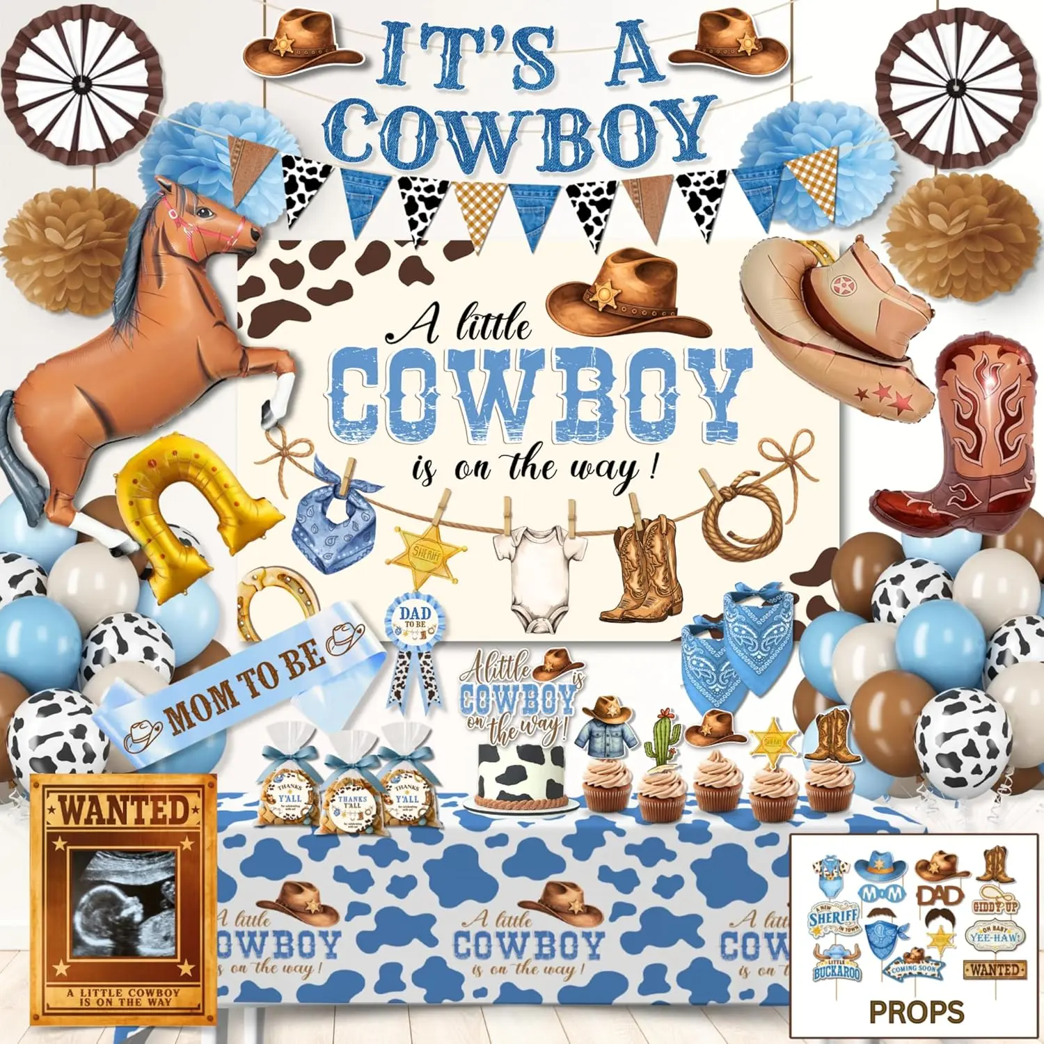 Cowboy Baby Shower Decorations for Boy Cowboy Baby Shower Decorations for Boy
