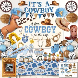 Cowboy Baby Shower Decorations for Boy