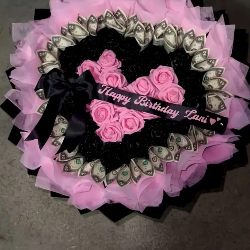 Customizable Artificial Birthday Flowers, Home & Festive Party Decor, Wall Accent Sprays