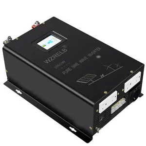 24V 48V to 120V 240V Pure Sine Wave Inverter split phase inverter 3000W Power Converter DC to AC Power Inverter 6000w peak Car Truck Solar System Off Grid Emergency Power Safety