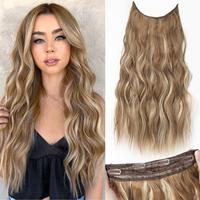 20inch-Ash Medium Brown Mix Bleach Blonde