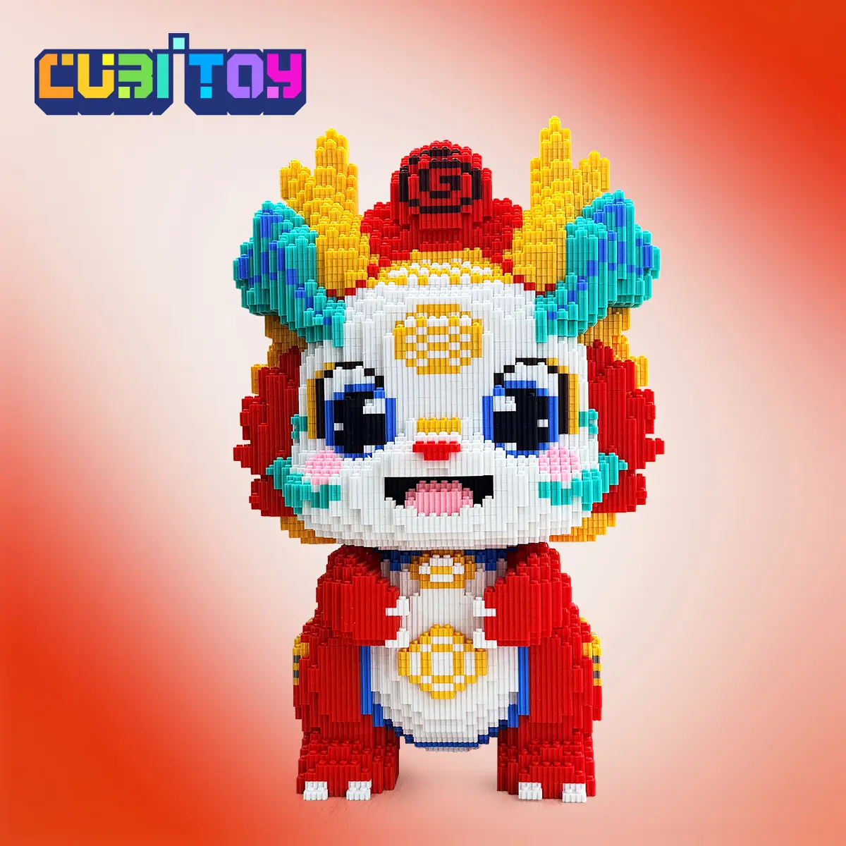 CubiBRICK Animation Series Rhaemyra Dragon (11870PCS) 3D Micro Building Block Model