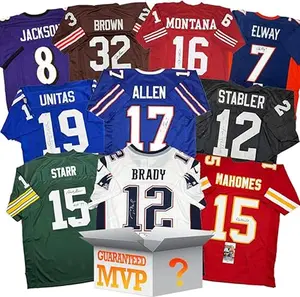 Mystery Football Jersey Box - Random Team Player Fan Shirt, Surprise Sports Jersey, Men's Athletic Apparel, Possible Bonus Gift & Player Card, Game Day Streetwear, Collector Blind Box Gift for Fans, Random Team/Style Selection USA Fan Surprise Pack!!