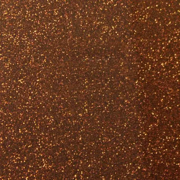 High-Quality Glitter Siser Bronze Heat Transfer Vinyl - 12in Width, Spark Shimmer Glow for Craft, Customized Craft DIY Projects