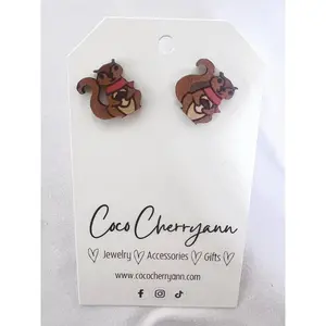 Squirrel Earrings