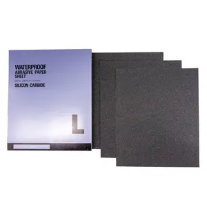 Maverick Abrasives | 9″ x 11″ Sanding Sheets – Aluminum Oxide & Silicon Carbide | Cabinet Paper (Gold), Stearated Non-Loading, J-Weight Cloth & Wet/Dry | For Wood, Metal, Auto & Plastic | Hand Sanding or Sheet Sanders