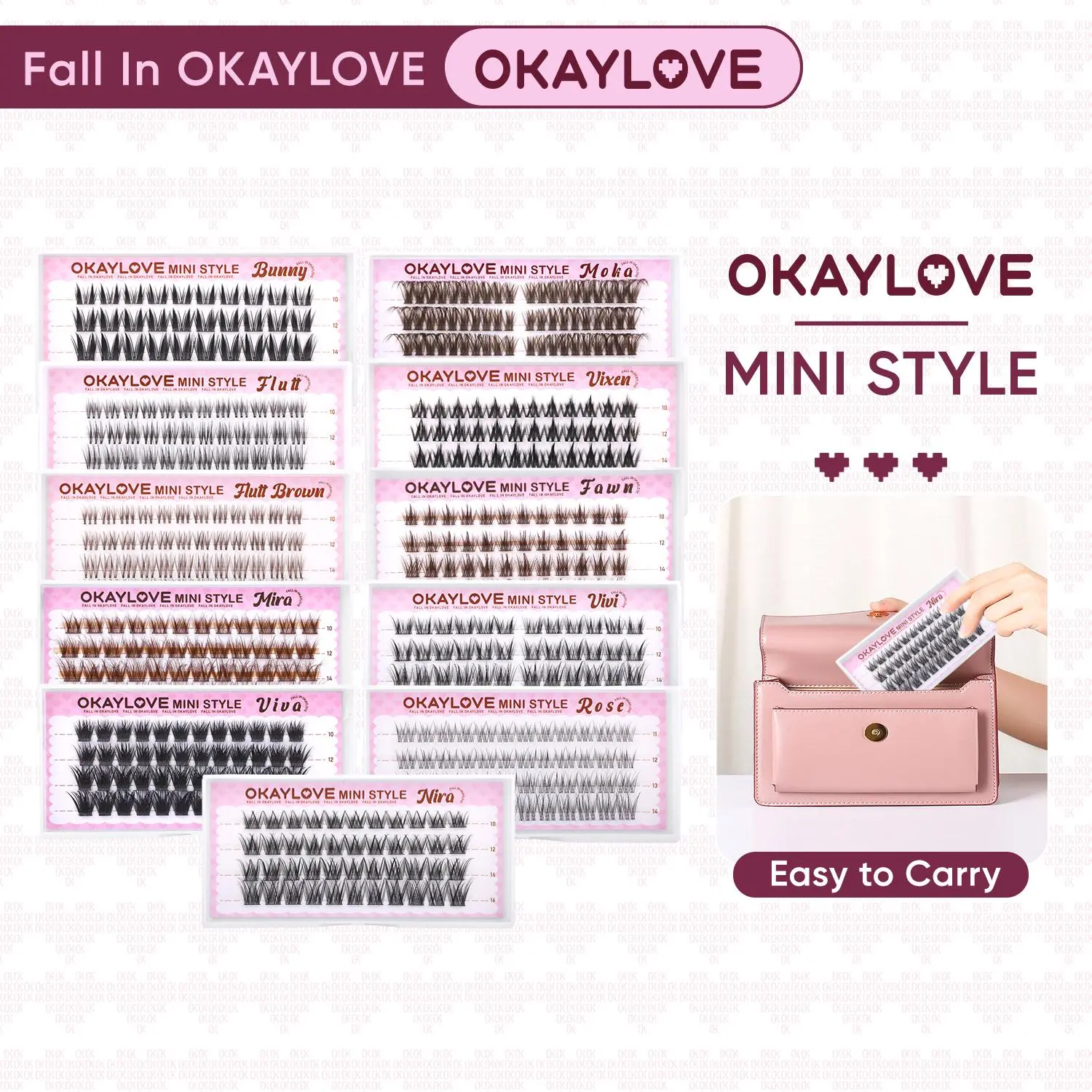 OKAYLOVE MINI Lash Clusters Trial Pack Lash Extension DealsForYouDays OKAYLOVE MINI Lash Clusters Trial Pack Lash Extension DealsForYouDays
