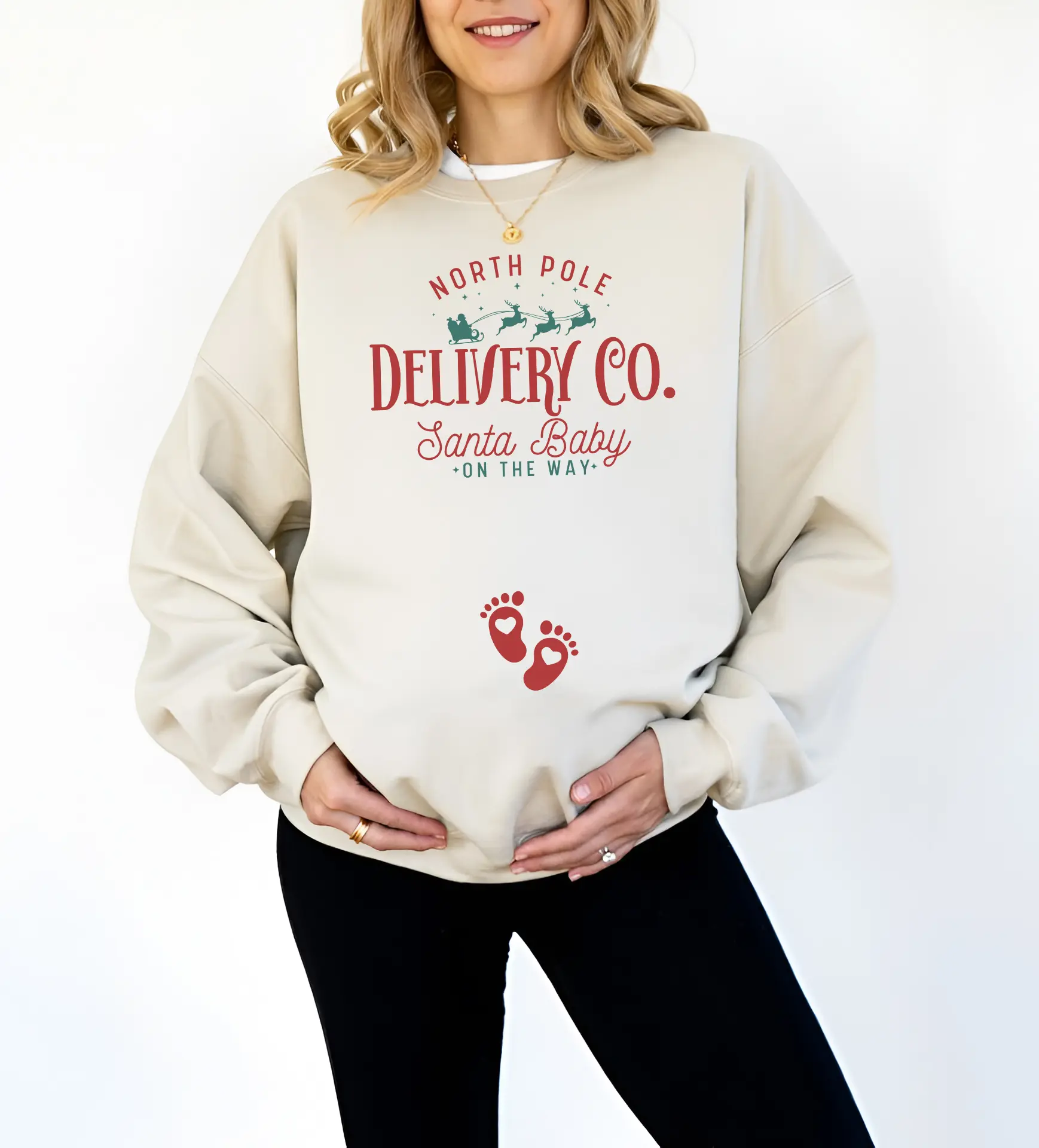 Christmas Pregnancy Announcement Shirt, Santa Baby Christmas Shirt, Christmas Maternity Shirt, Pregnancy Gift Shirt, Mom To Be Shirt