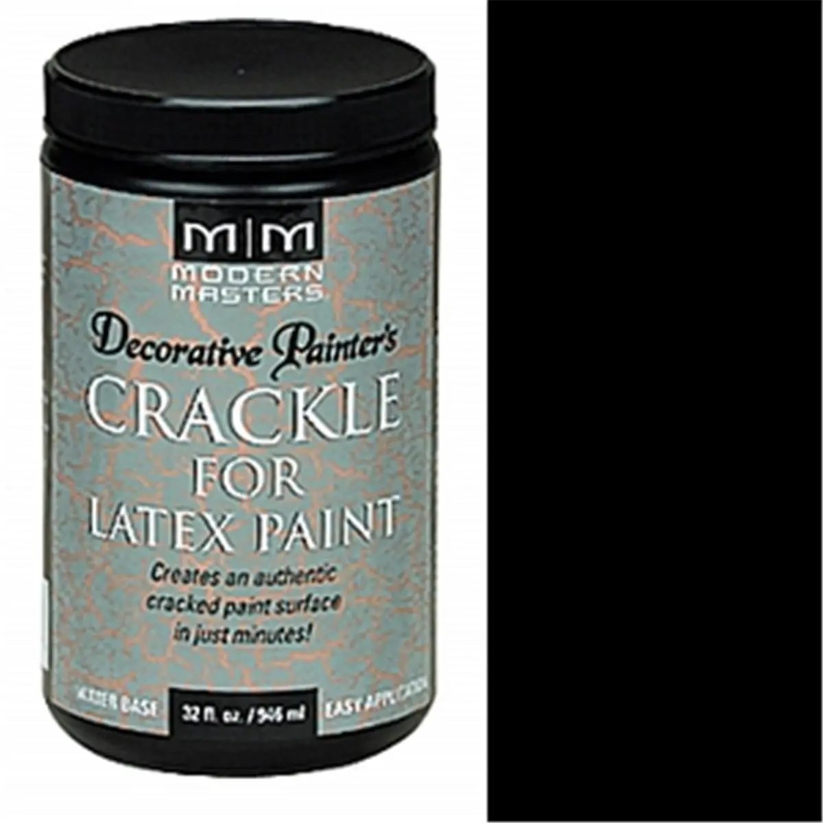 MODERN MASTERS DP601 1qt Crackle Additive for Latex Paint, Decorative Painting Accessory, Creates Authentic Cracked Paint Surface, Ideal for Antiqued Crack Modern Masters Venetian Plaster Projects