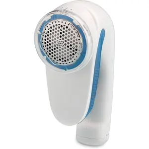 Fabric Shaver and Lint Remover, Portable Clothes Shaver with 3 Settings, Fuzz Remover for Sweaters, Clothing and Furniture, Large 2-Inch Shaving Head, White