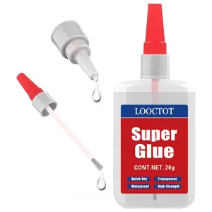 2-in-1 Super Glue with Brush Applicator & Nozzle, 3D Printer Thick Glue for All Plastics and Fast Setting for Projects and Repairs, 3000 CPS Clear Cyanoacrylate Glue, Mess Free Superglue Brush