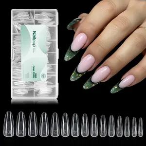 150pcs Nailpop French Nail Dual Forms, 15 Numbered Sizes for Perfect Fit, High Transparency for Easy Use, Ideal for Professional Salons & DIY Enthusiasts
