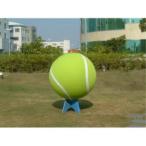212 MAIN Large Giant Tennis Ball Toy for Small Animals - 40 in Polyester Toy, Outdoor Play, Easy Tracking