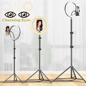 LED Ring Light Kit with Tripod & Phone Holder