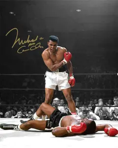 Muhammad Ali the greatest boxer of all time Signed photo with signature print poster wall art Home Decor